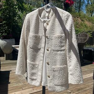 H&M Bouclé jacket | size XS | cream |